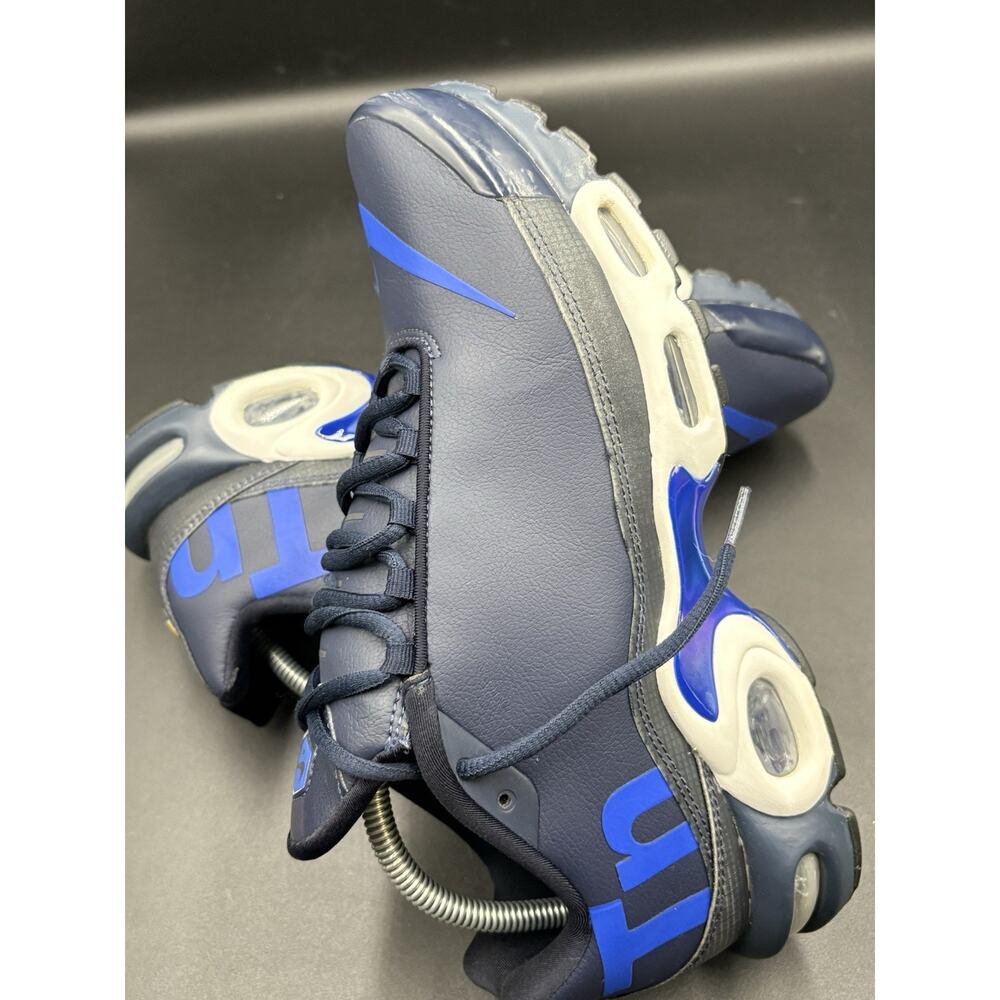 Nike Air Max Plus TN SE Obsidian Blue Leather Shoes Men Size 10 AQ1088-400